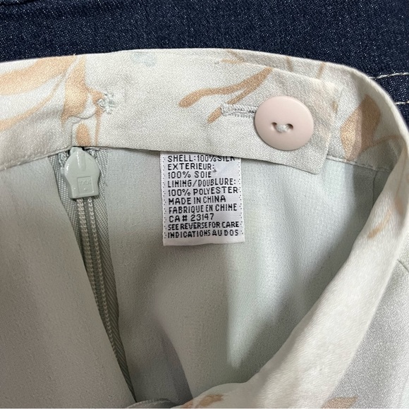 Talbots Vintage 100% Silk Maxi Skirt - Picture 5 of 5